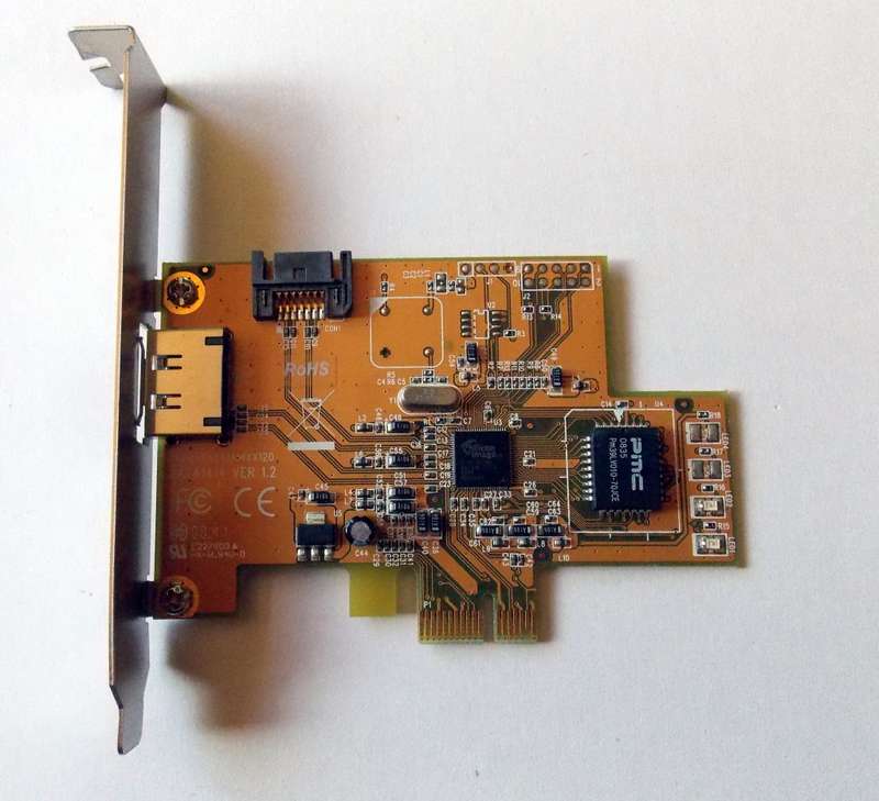 Sunix 1414 PCI Express SATA  1+1 channels Card (Raid 0/1)