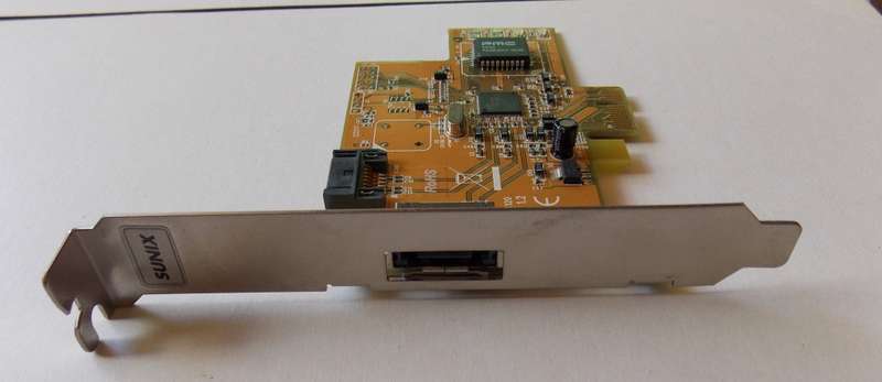 Sunix 1414 PCI Express SATA  1+1 channels Card (Raid 0/1)