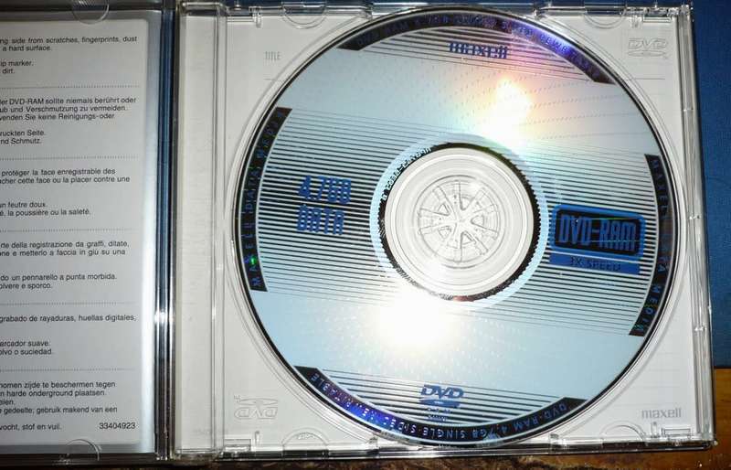 Maxell DVD RAM Disc 4.7GB 3x Speed