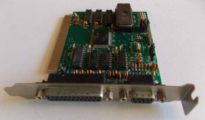 VDL Auto G7 CGA/Hercules Video Card 64KB RAM ISA 8-Bit (1989)