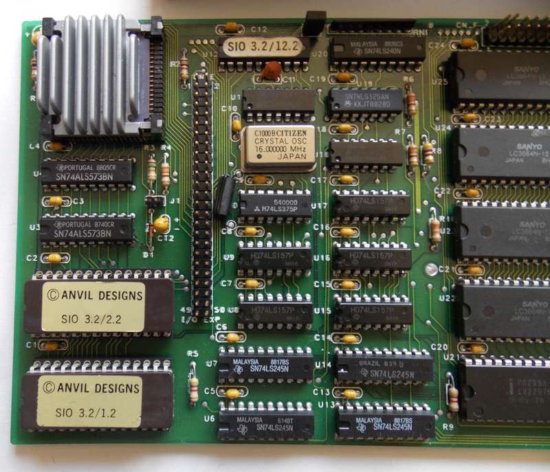 Anvil Stallion v3.2 I Multi Serial Card ISA 16-Bit Intel 80186 CPU (1986)