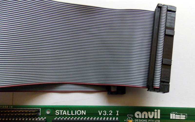Anvil Stallion v3.2 I Multi Serial Card ISA 16-Bit Intel 80186 CPU (1986)