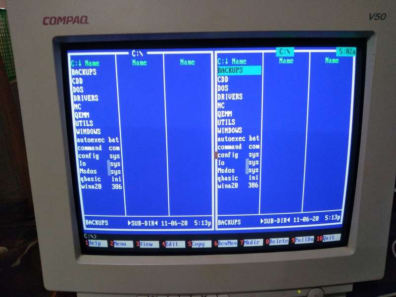 Compaq V50 Model 610 CRT VGA Monitor 15 Inch (1997)