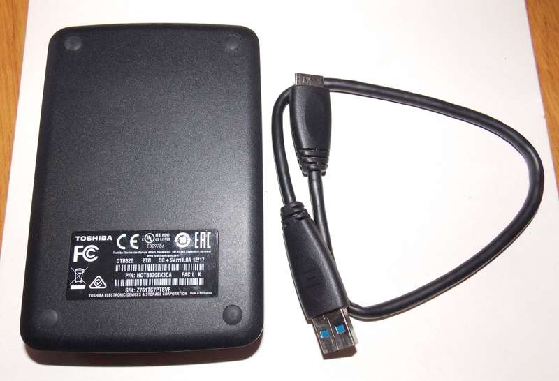 Toshiba 2.5 inch Portable Hard Drive 2TB USB 3.0