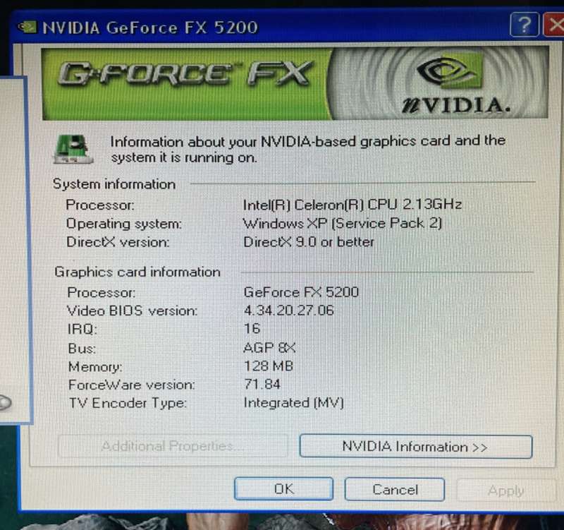 Inno3D Tornado nVidia GeForce FX5200 AGP 128MB 64-Bit (2004)