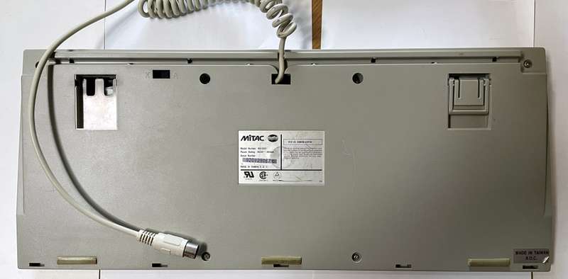 Mitac KB-5201 Mechanical Switchable Keyboard DIN5 (1992)