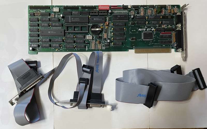 Juko Auto G7-B Multi Controller and CGA Card ISA (1988)