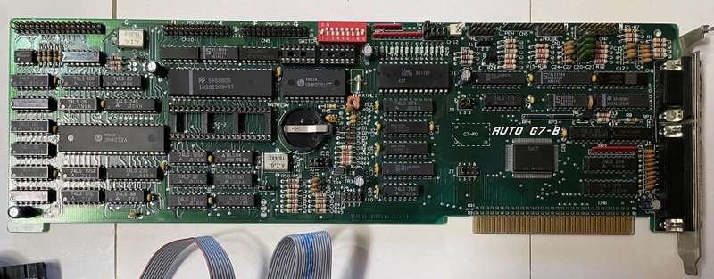 Juko Auto G7-B Multi Controller and CGA Card ISA (1988)