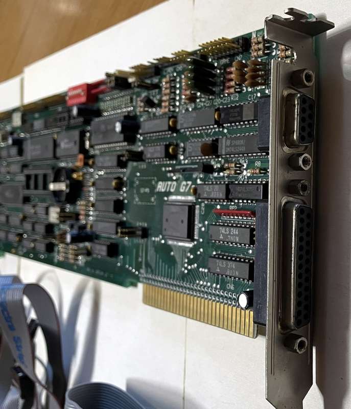 Juko Auto G7-B Multi Controller and CGA Card ISA (1988)