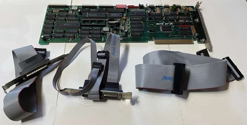 Juko Auto G7-B Multi Controller and CGA Card ISA (1988)