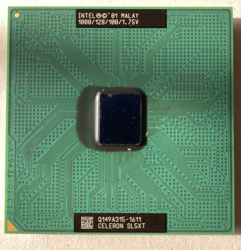 Intel Socket 370 Coppermine Celeron 1000Mhz SL5XT