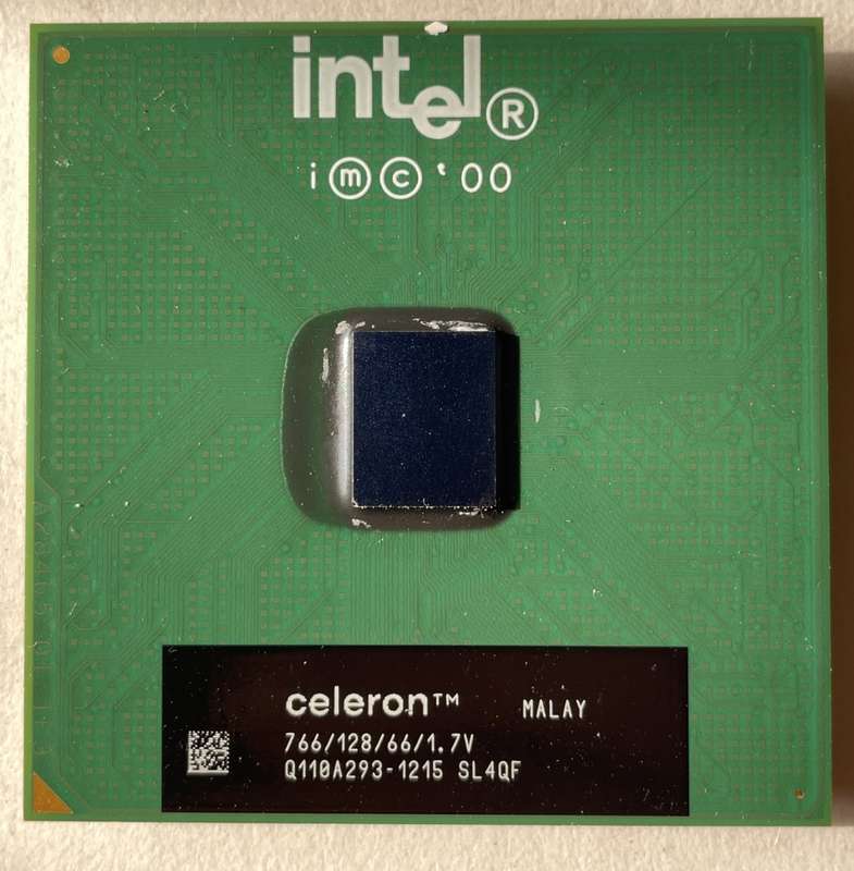 Intel Socket 370 Coppermine Celeron 766Mhz SL4QF