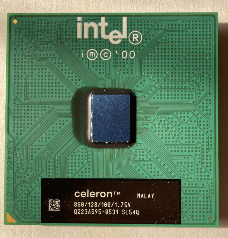 Intel Socket 370 Coppermine Celeron 850Mhz SL54Q