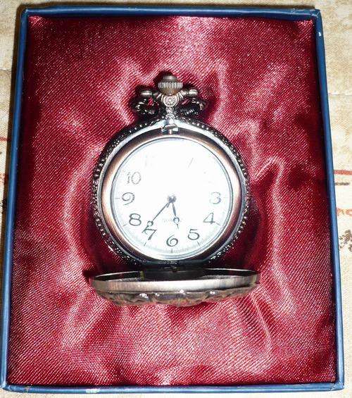 Mens Pocket Watch Quartz Battery Watch - Costume Jewelry