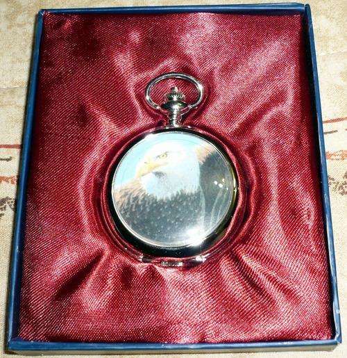 Mens Pocket Watch Quartz Battery Watch - Costume Jewelry