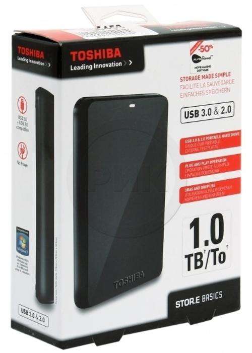 Toshiba Store E. Basic 2.5 inch 1TB USB 3.0