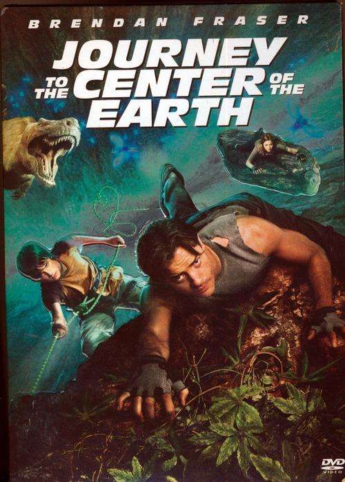 DVD - Journey To The Center Of The Earth 2 Disc 3D Trioscopic Version + Glasses