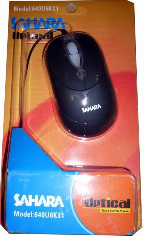 Sahara Optical Mouse 800dpi Blue LED