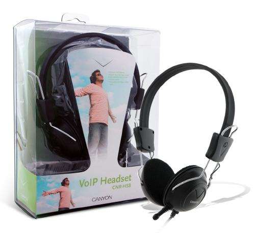 Canyon VOIP Headset 108dB 32 Ohm 20Hz Earcup