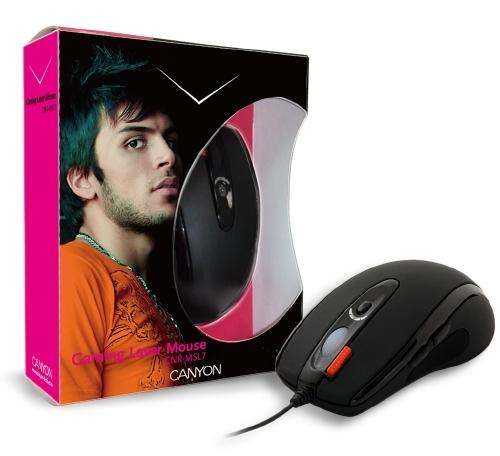 Canyon Wired Laser Gaming mouse 2500dpi 7 button