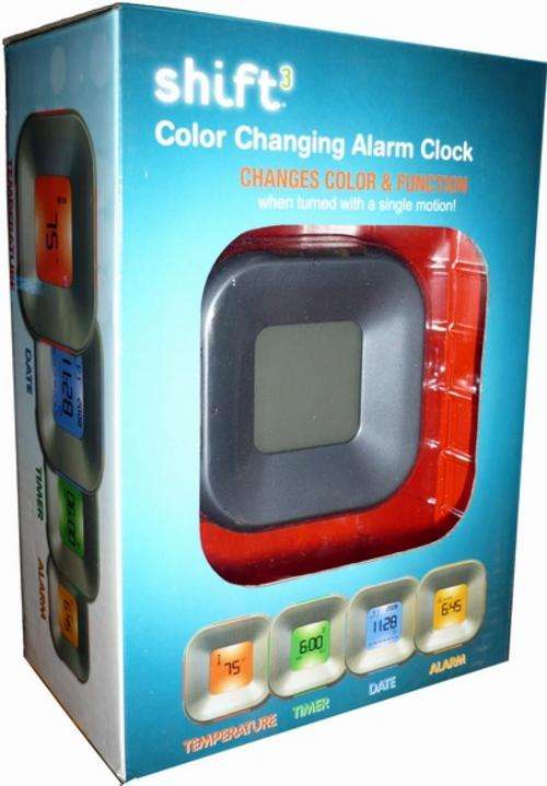 Shift 3 Color Changing Alarm/Date/Timer/Temperature
