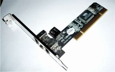 STlabs 1394A PCI Card 3 + 1 Port Firewire 800mbps Hotswap