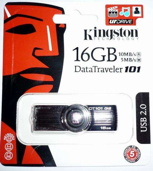 Kingston DataTraveler 101 Swivel 10Mbps Read 5Mbps Write 16GB