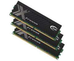 TEAM PC3-10666 DDR3 3GB Xtreem Low-Voltage Triple Channel 3x1GB Kit