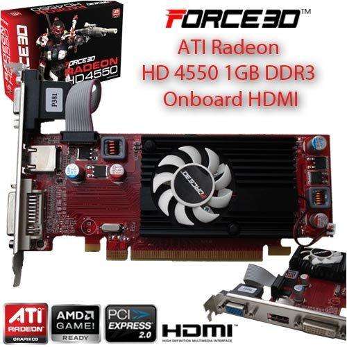 Force3D ATI Radeon HD4550 1GB VGA+DVI+HDMI