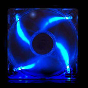 Silverstone 120 Fan Transparent with blue LEDs - 120mm