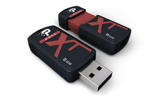 Patriot Extreme Performance Xporter Rage  200X Quad Channel Technology USB Flash Drive, 8GB