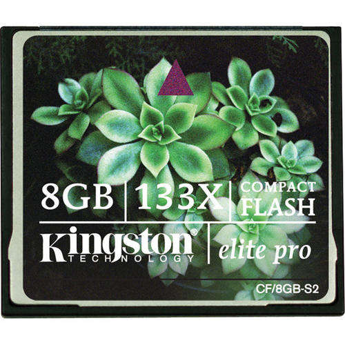 Kingston 8GB Elite Pro CompactFlash Card 133x