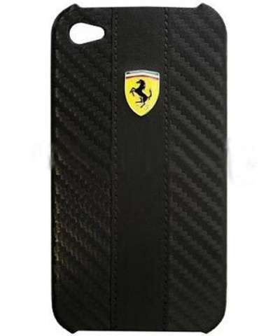 iPhone 4G Carbon Look Faceplate-Black