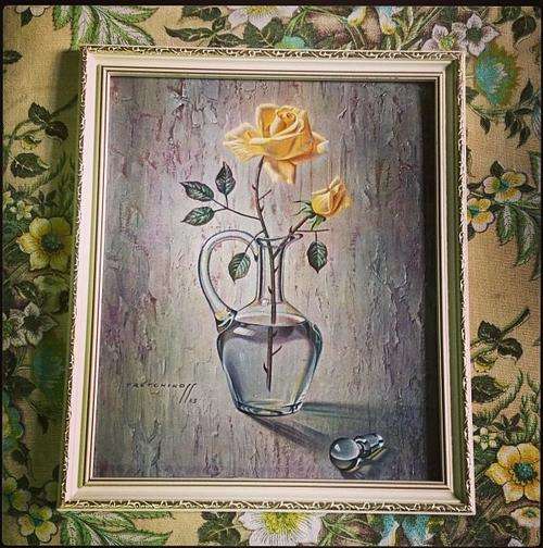 Tretchikoff yellow rose framed print