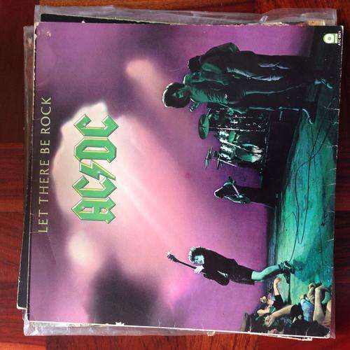 ACDC - Let There Be Rock LP Ultra Mega Rare South African Pressing !!!