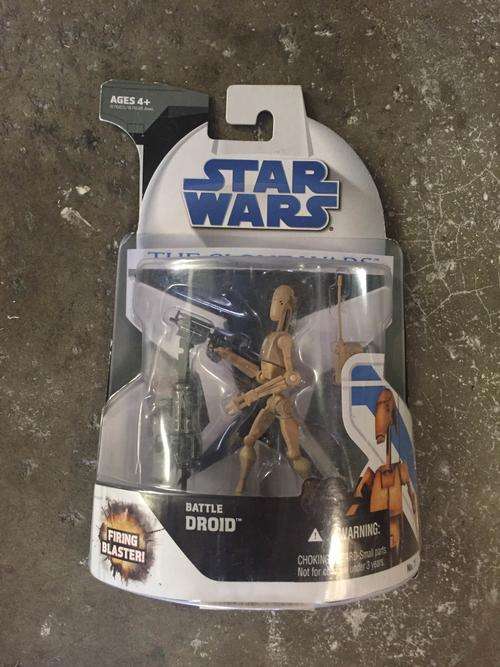 Star Wars The Clone Wars 'Battle Droid' Actoin Figure. NOC