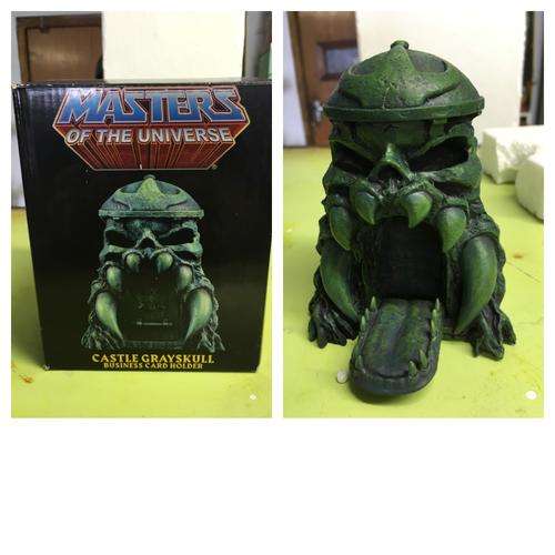 Masters of the universe castle greyskull business card holder
