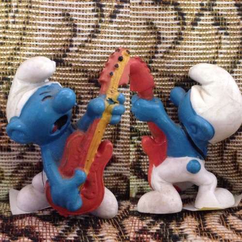 Vintage Smurf Toy