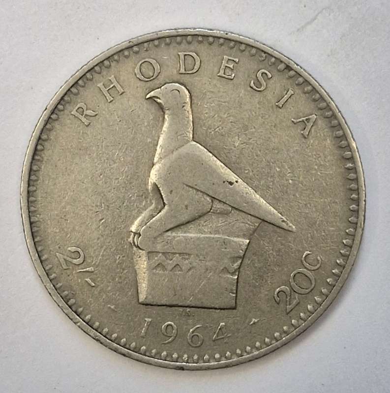 Rhodesia 2 shillings, 1964