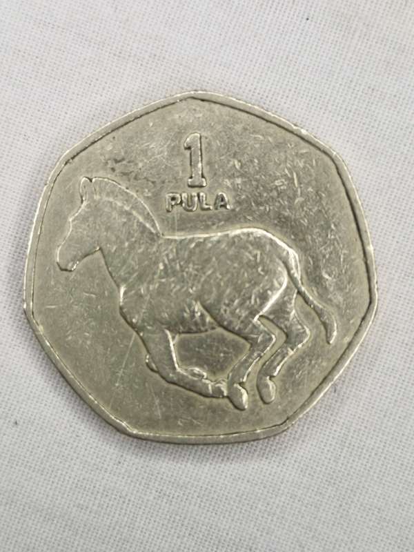 Botswana 1 pula, 1991