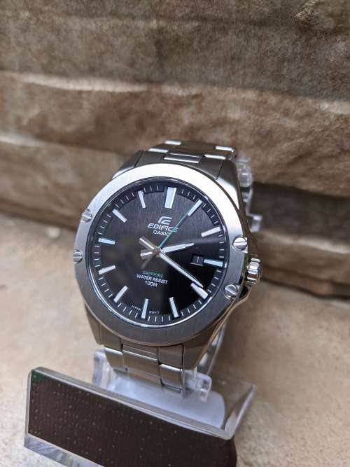 Casio edifice sapphire brushed thin watch