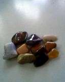 10 COLOURED SEMI-PRECIOUS STONES