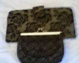 SLIM PAISLEY COTTON WALLET AND COIN PURSE.