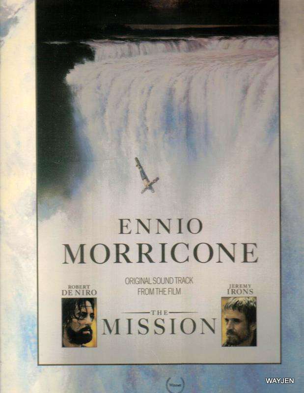 THE MISSION. ORIGINAL SOUNDTRACK FROM THE FILM. A FAINT SCRATCH ON VINYL.