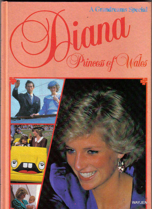 DIANA PRINCESS OF WALES. BY TONY LYNCH. HARDCOVER.ILLUSTRATED.61 PAGES
