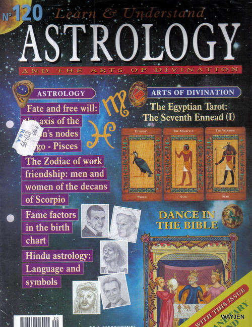 LEARN AND UNDERSTAND ASTROLOGY NO.120. WITH 1 PLANETARY  HAND CARD INSIDE.