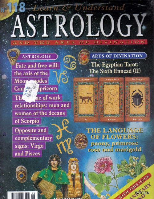 LEARN AND UNDERSTAND ASTROLOGY NO.118. WITH 1 PLANETARY HAND CARD INSIDE.