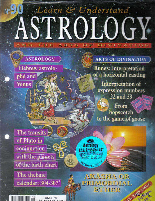 LEARN AND UNDERSTAND ASTROLOGY NO.90. WITH TWO BIRDS OF OMEN CARDS.