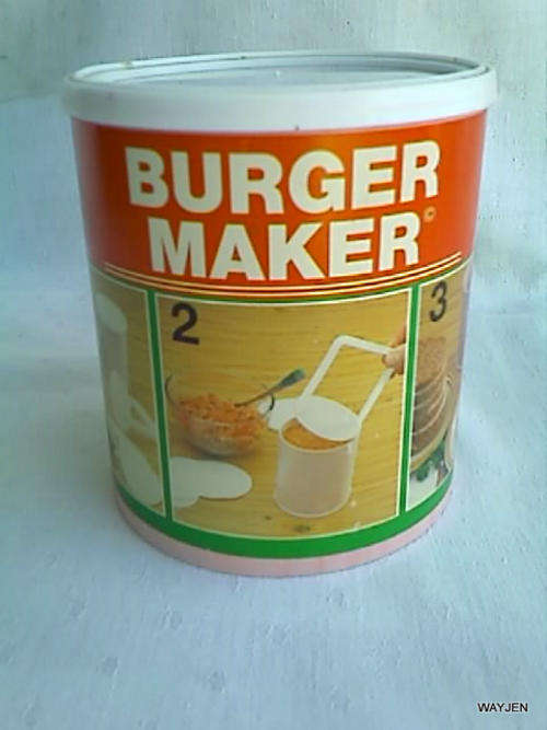 BURGER MAKER.MAKES 7 BURGERS AT A TIME. MAKE YOUR OWN FRESH HEALTHY BURGERS.MAKE YOUR OWN FAST FOOD