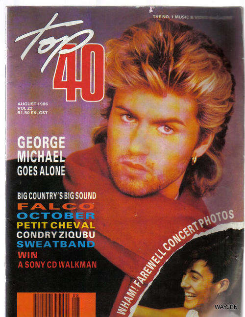 TOP 40 MUSIC MAGAZINE. 1986.
